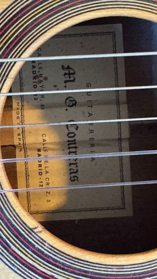 Guitarra clásica M. G. Contreras – Hecha en Madrid