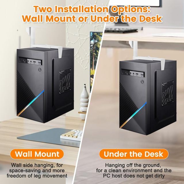 NUEVO - Soporte para PC escritorio hasta 35kg