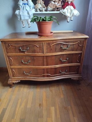 Cassettiera vintage in legno