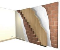 Panel Lana Mineral Isover Geowall