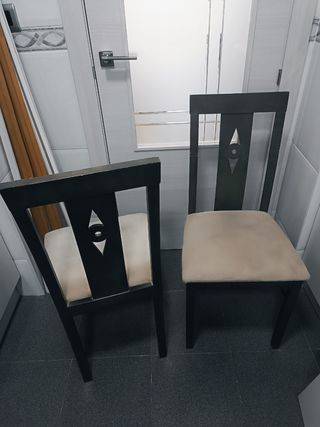 Juego de 2 sillas de cocina