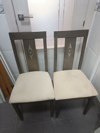 Juego de 2 sillas de cocina