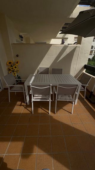 Conjunto Mesa y Sillas Terraza/Jardín
