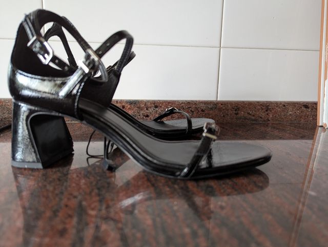 Sandalias Zara Charol Talla 38