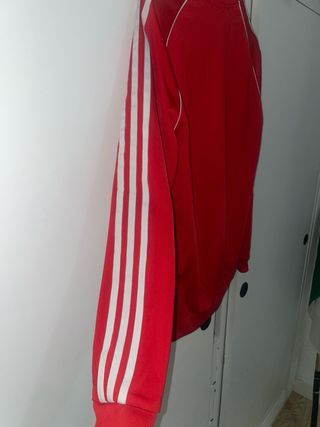 chaqueta adidas sst roja