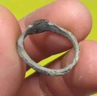 Precioso Anillo Sello Romano guerrero/Legionario?