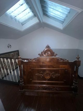 Cabecero de castaño siglo XIX 135cm