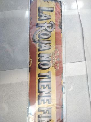 Cartel metálico La Roja No Tiene Fin