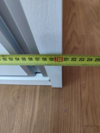 Armario Blanco gran capacidad puertas correderas