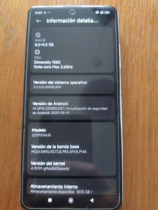 Xiaomi 12 Note Pro +