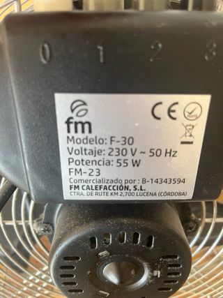 Ventilador de suelo 3 velocidades