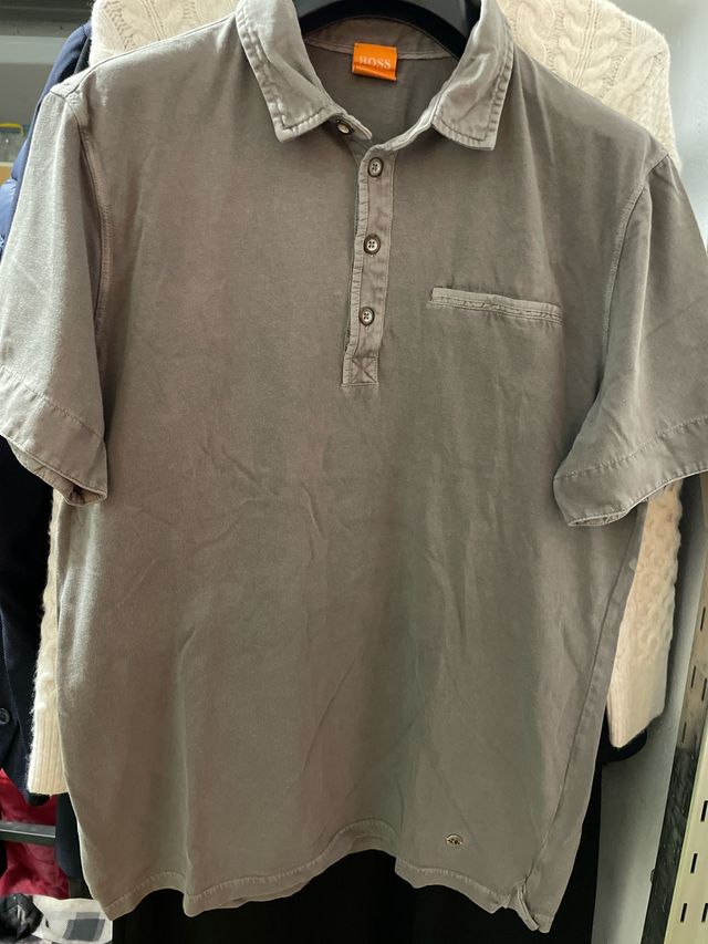 Polo Hugo Boss Talla M Gris