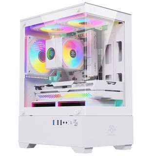 Caja PC Gaming Blanca Snowman con 5 Ventiladores R