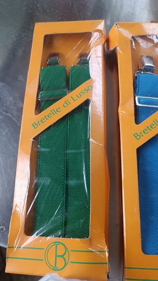 2 paia di Bretelle di Lusso 59 cm