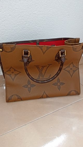 Bolso Louis Vuitton Marrón y Rojo