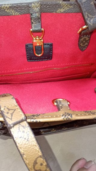 Bolso Louis Vuitton Marrón y Rojo