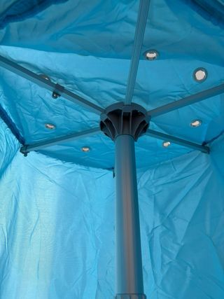 Secador de ropa eléctrico azul