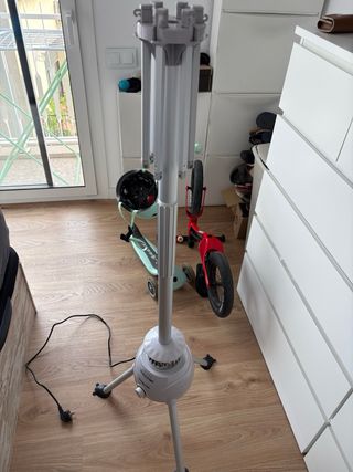 Secador de ropa eléctrico azul