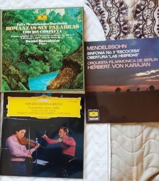 Vinilos. Mendelssohn: Clásica.4- 5€/ vinilo