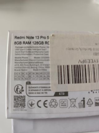 Xiaomi Redmi Note 13 Pro 5G 128GB Bianco