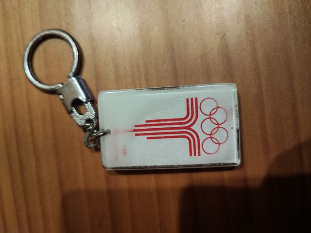 Llavero Oso Misha Moscú 1980 original.