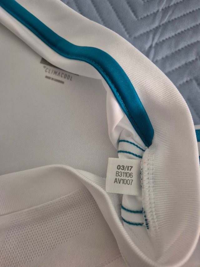 Camiseta Real Madrid Adidas 3XL Manga Larga 17/18