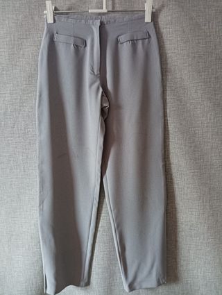 Pantalón gris mujer talla M