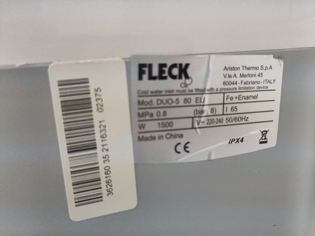 Termo Eléctrico Fleck Duo5 80L