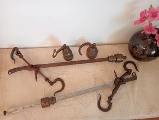 Báscula Romana Antigua