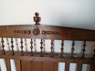 Cabecero rústico de madera 122cm