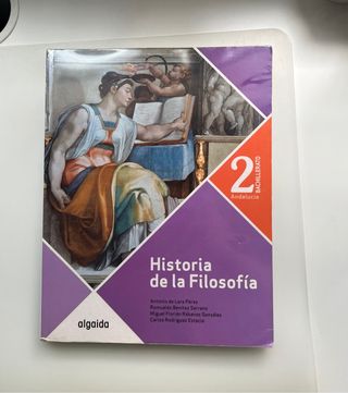 Libro Historia de la Filosofía 2º Bachillerato