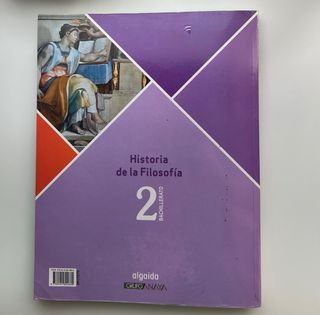 Libro Historia de la Filosofía 2º Bachillerato