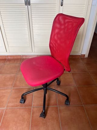 Silla de escritorio roja