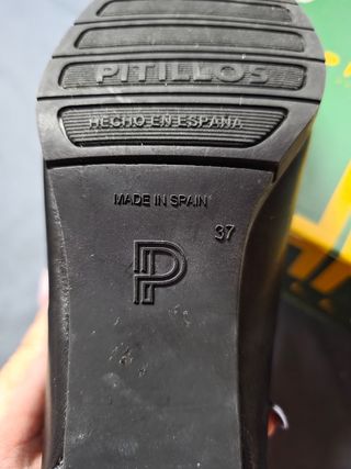 Merceditas Pitillos Tacón Negro