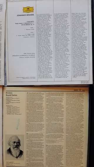 Vinilos Brahms Clásicos (4€/vinilo)