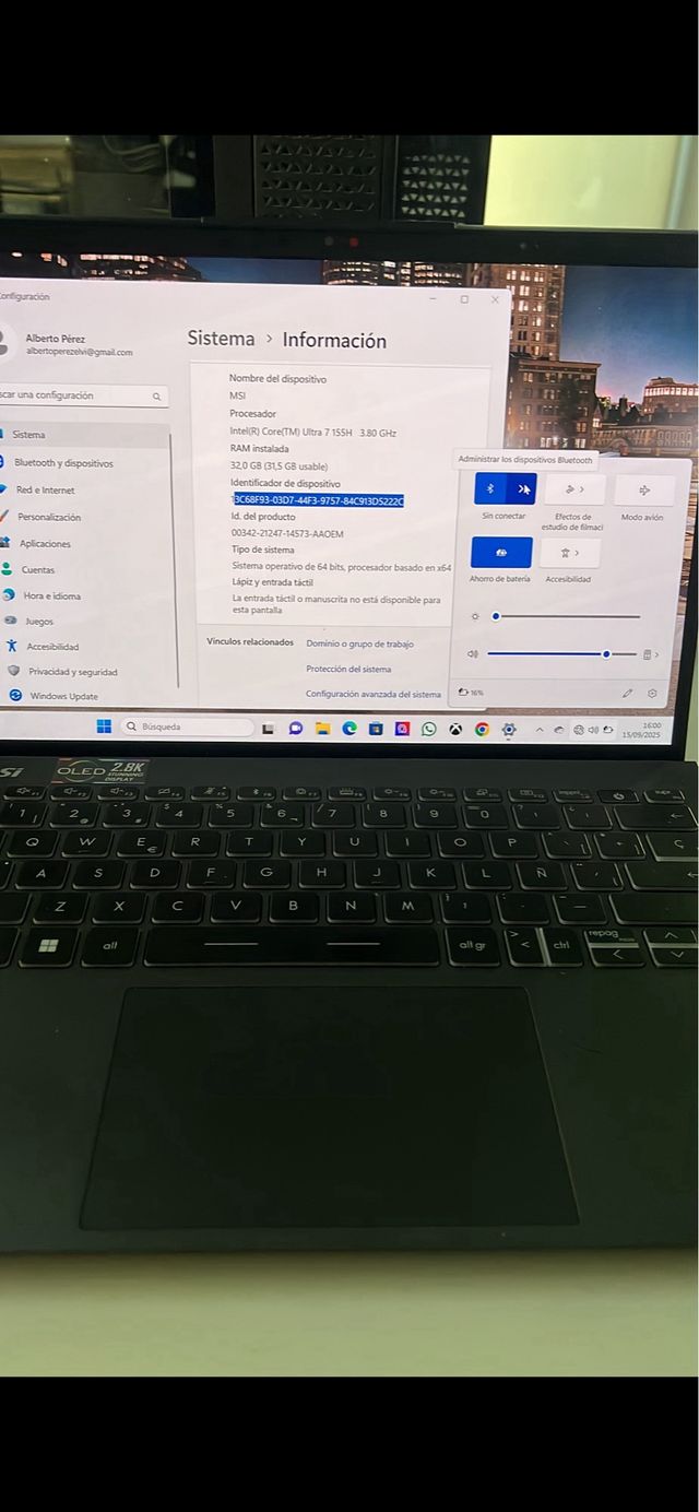 MSI Prestige 13 AI EVO A1 MG i7 32 GB RAM DDR5 1TB