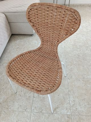 Sillas Ratan Mimbre Ikea (2 Unidades)