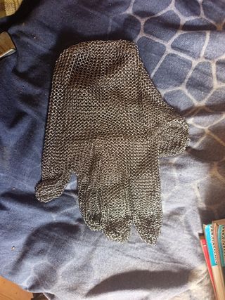 Guantes de Malla Manabo Plateados
