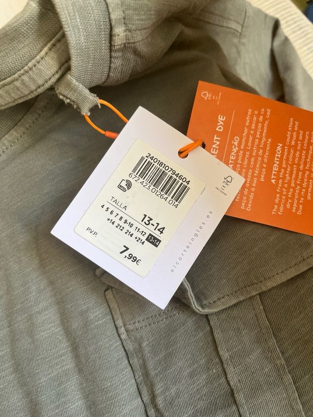 T-shirt verde per bambini