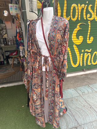 Kimono reversible Boho Chic Multicolor. 