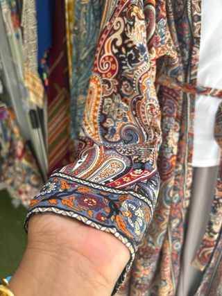 Kimono reversible Boho Chic Multicolor. 