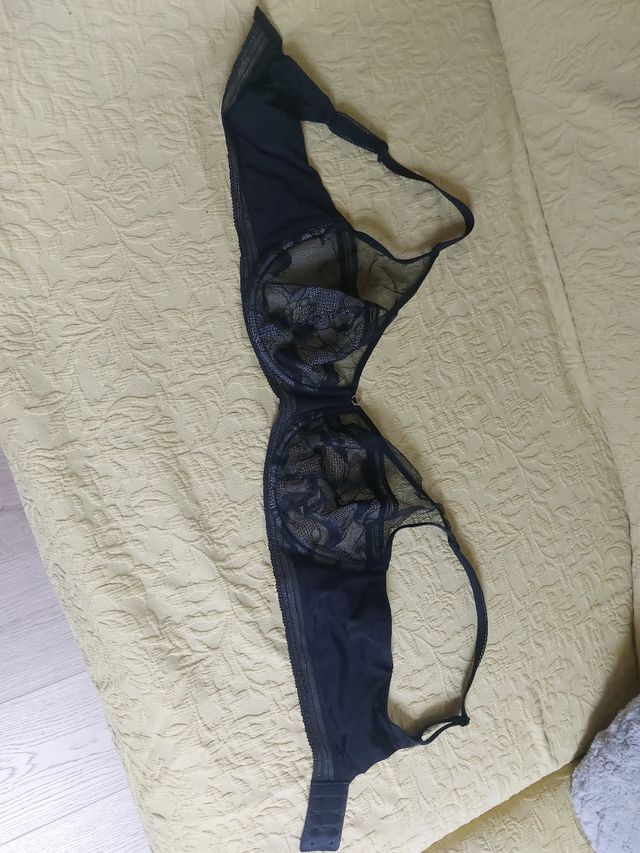 Sujetador de puntilla negro talla XL
Contorno 80cm