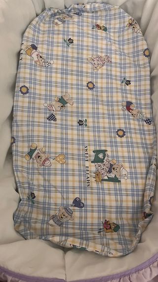 Moisés / Minicuna con estampado de topos
