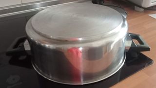 Cacerola acero inox con tapadera