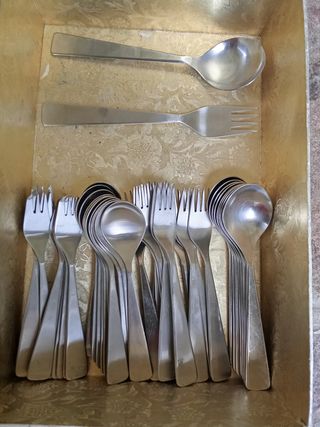 Servizio posate acciaio inox satinate