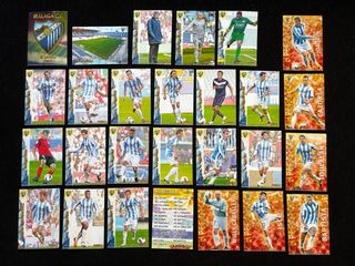 Lote cromos Málaga CF Mundicromo
