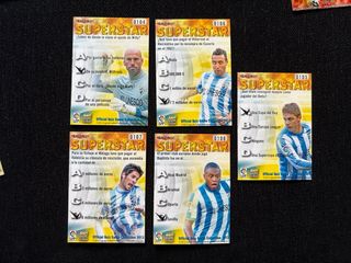 Lote cromos Málaga CF Mundicromo