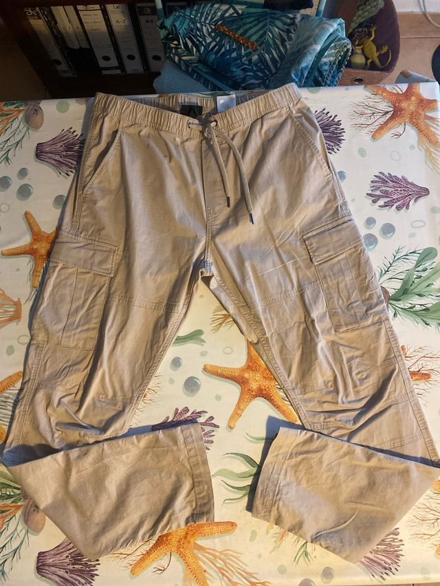Pantalones Cargo Beige Talla M