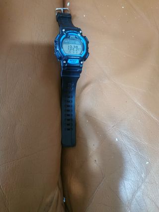 Reloj Casio Solar Negro y Azul