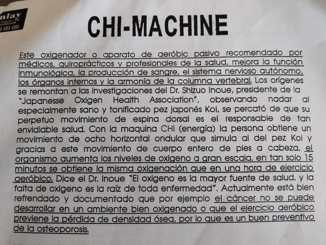 Chi Energizer Aparato Masaje Plato Giratorio